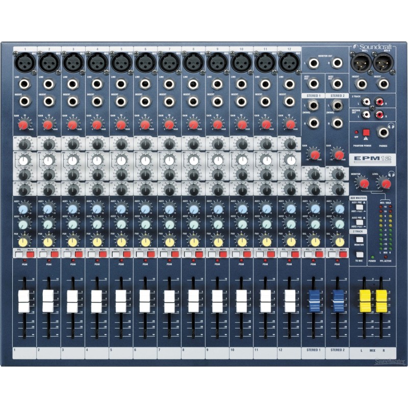 SOUNDCRAFT - Mezclador 12 canales