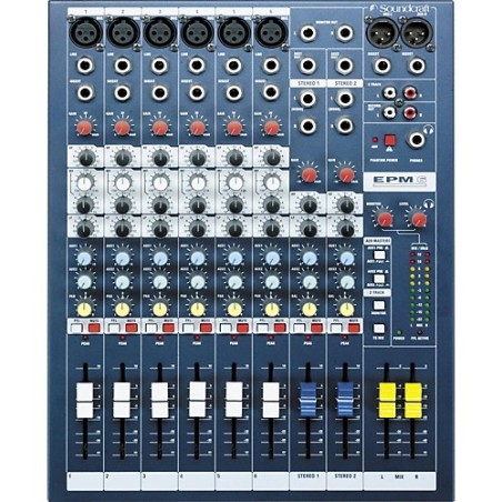 SOUNDCRAFT - Mezclador 6 canales