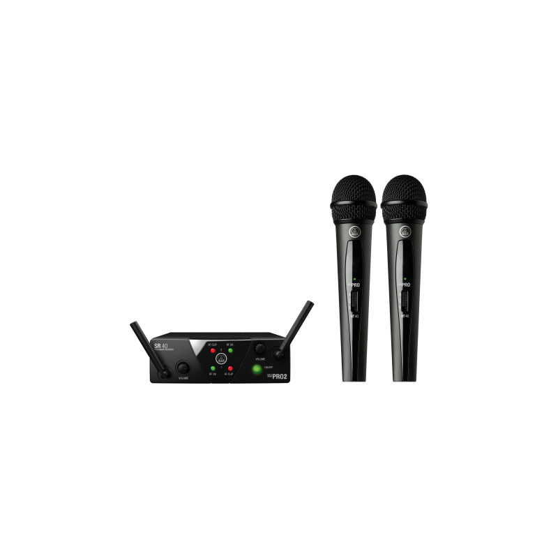 AKG - Micrófono Inalambrico Doble para Mano UHF