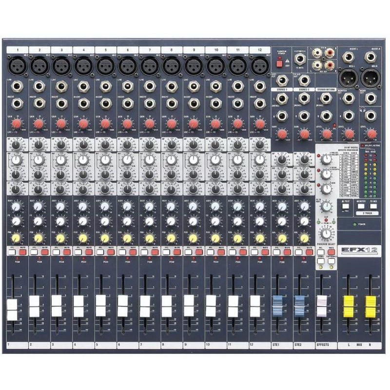 SOUNDCRAFT - Mezclador 12 Canales con Efectos