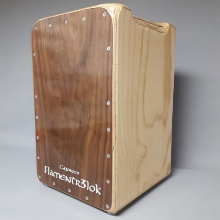 CAJONES FLAMENTR3LOK -  Cajón Flamenco Tapa Nogal