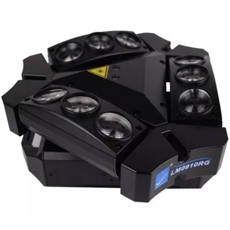 BIG DIPPER - LED TRI SPIDER 9X10W RGBW + LASER RG