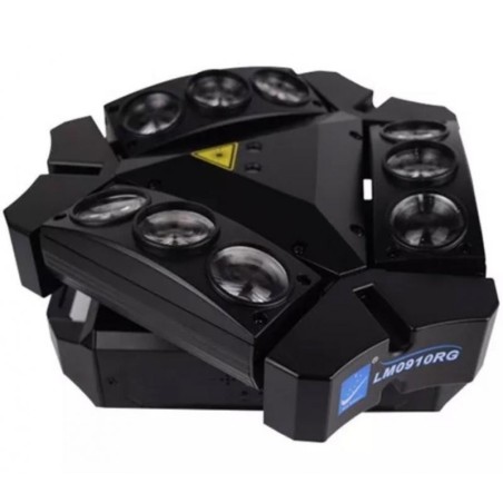 BIG DIPPER - LED TRI SPIDER 9X10W RGBW + LASER RG