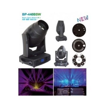 BIG  DIPPER - Cabeza Movil BEAM/SPOT/WASH ZOOM MOVING HEAD W/FC 440W