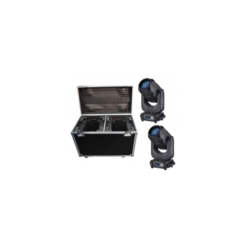 BIG DIPPER - KIT 2x9R BEAM 260W MOVING HEAD + FLIGHT CASE