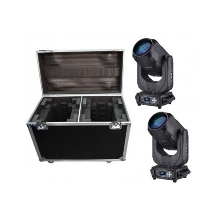 BIG DIPPER - KIT 2x9R BEAM 260W MOVING HEAD + FLIGHT CASE