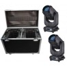 BIG DIPPER - KIT 2x9R BEAM 260W MOVING HEAD + FLIGHT CASE