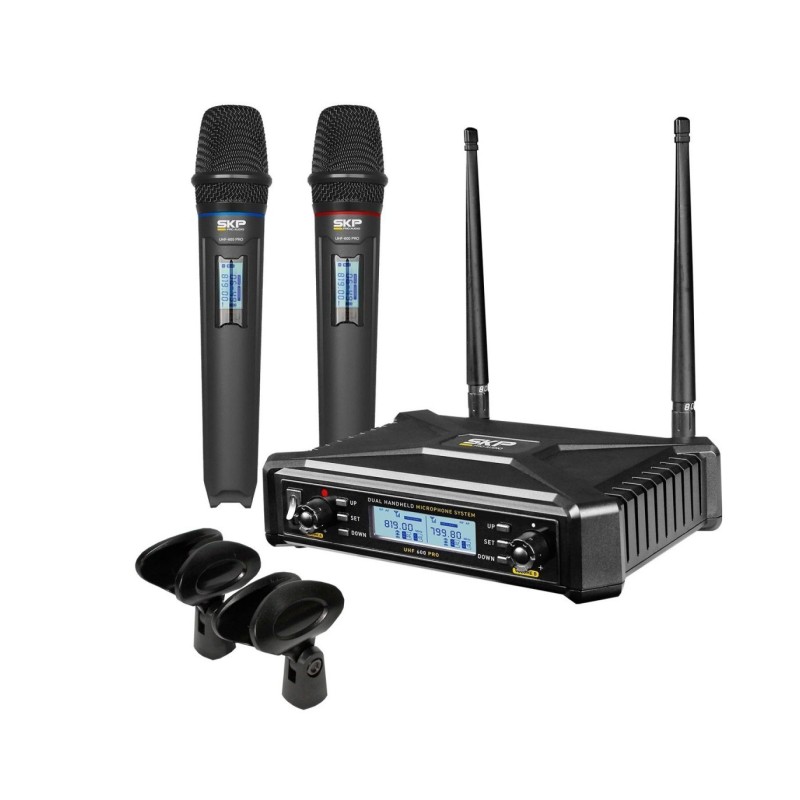SKP - Microfono Inalambrico doble