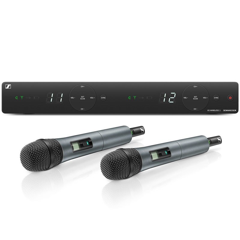 SENNHEISER - Sistema inalámbrico Dual  2 micrófonos de mano
