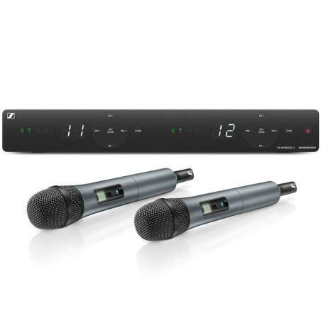 SENNHEISER - Sistema inalámbrico Dual  2 micrófonos de mano