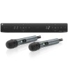 SENNHEISER - Sistema inalámbrico Dual  2 micrófonos de mano