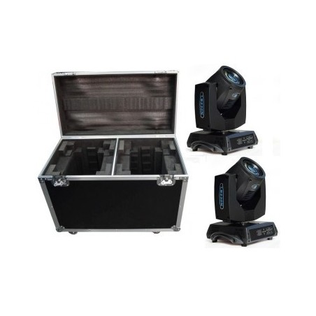 BIG DIPPER- KIT 2x7R BEAM 230W MOVING HEAD + FLIGHT CASE
