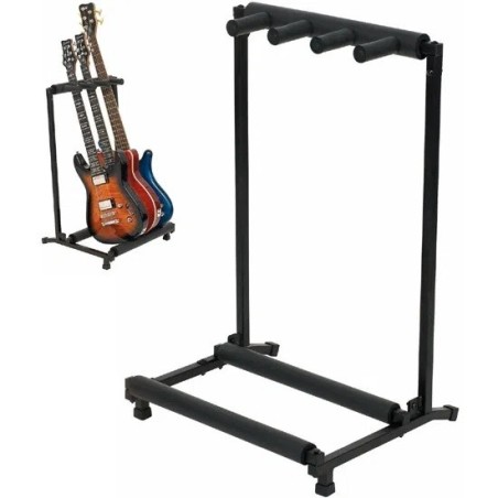  ROCKBAG - Stand Rockstand para guitarras o bajos  capacidad para 3 instrumentos