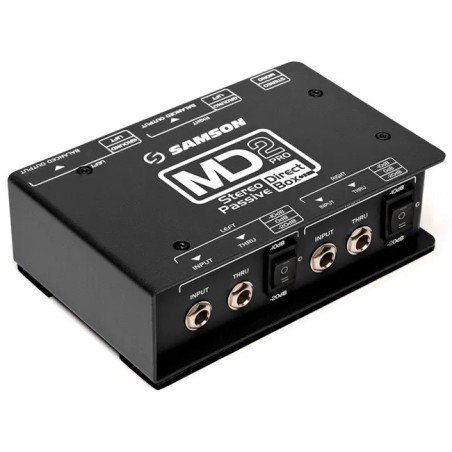 SAMSON MD2PRO Caja directa pasiva estéreo