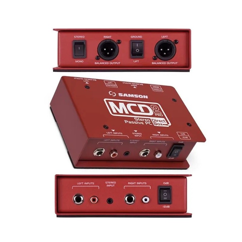 SAMSON MCD2PRO Caja directa estéreo