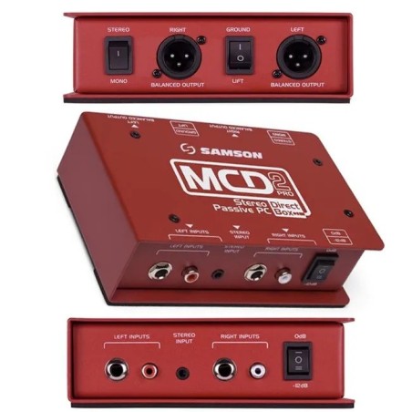 SAMSON MCD2PRO Caja directa estéreo