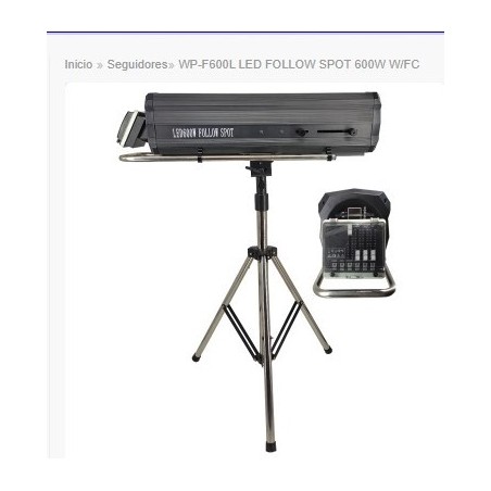 WILD PRO SEGUIDOR PROFESIONAL WP-F600L LED FOLLOW SPOT 600W W/FC
