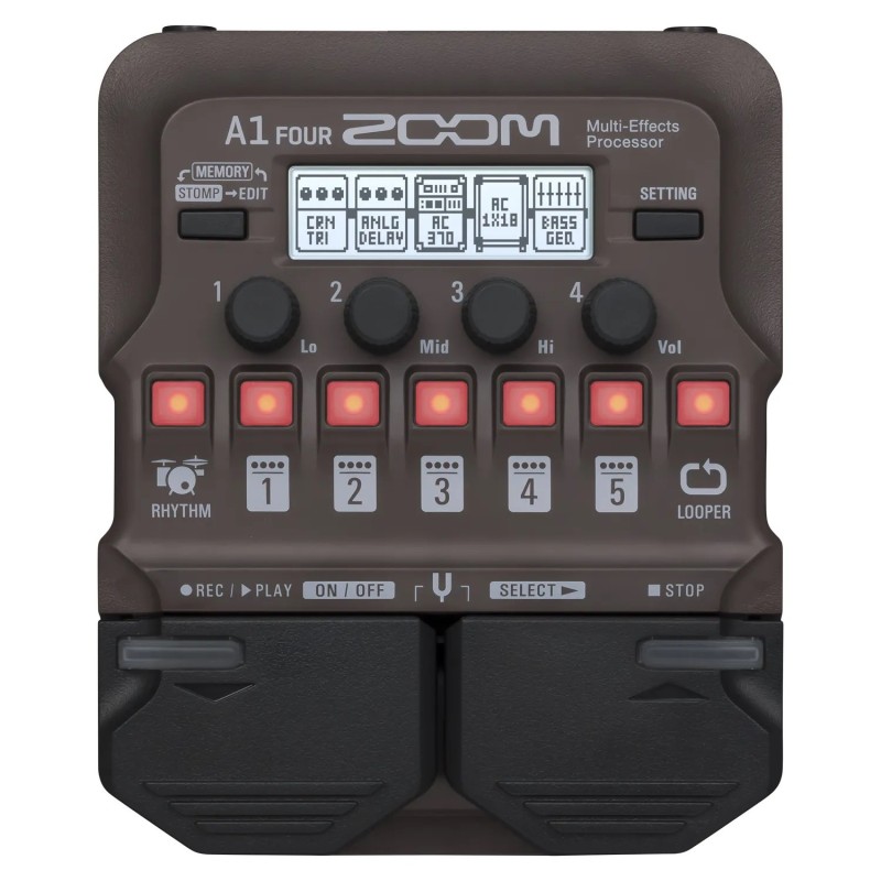Zoom A1 Four Pedalera multiefecto