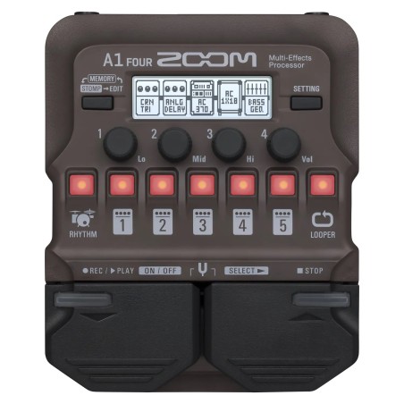 Zoom A1 Four Pedalera multiefecto