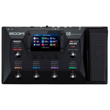 Zoom G6 Pedalera multiefecto