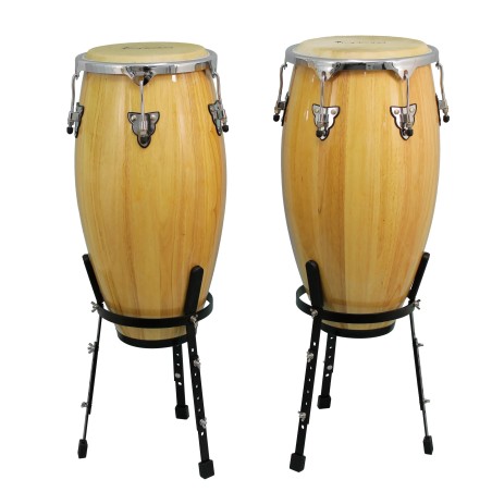 TROPICANA Set de congas 11'' y 12' con stand COS100SN NT