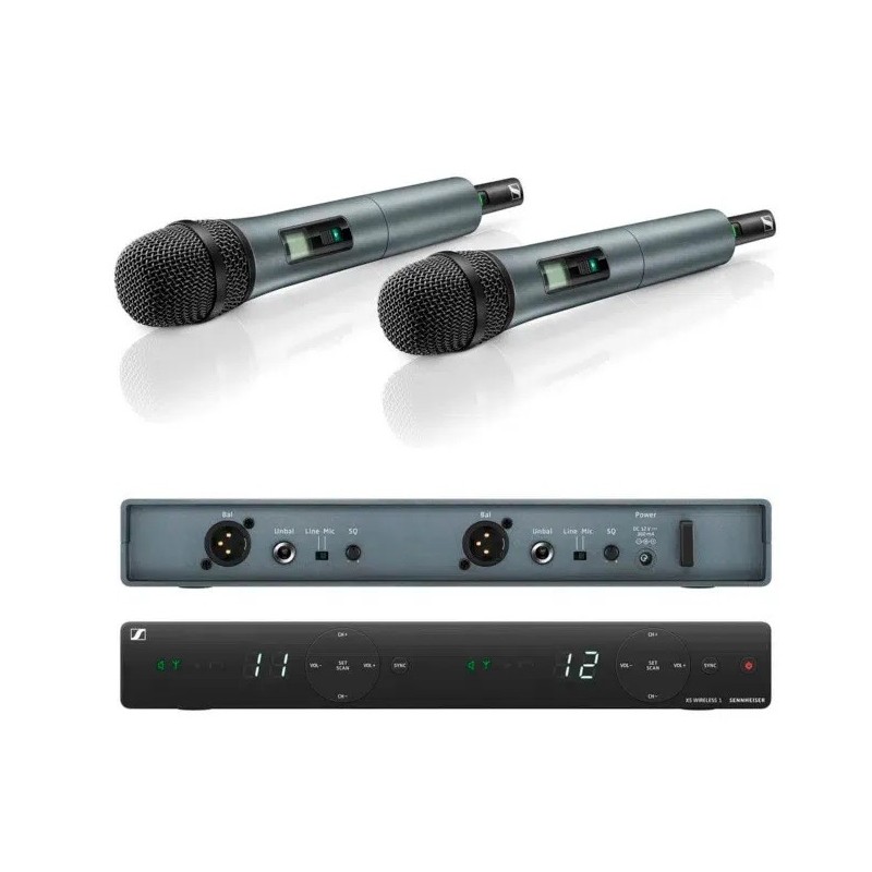 SENNHEISER XSW 1-835-B Micrófono inalámbrico de mano doble