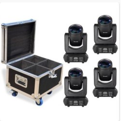 BIG TOPPER BT-B120K KIT X 4 LED BEAM 120W + FLIGHT CASE