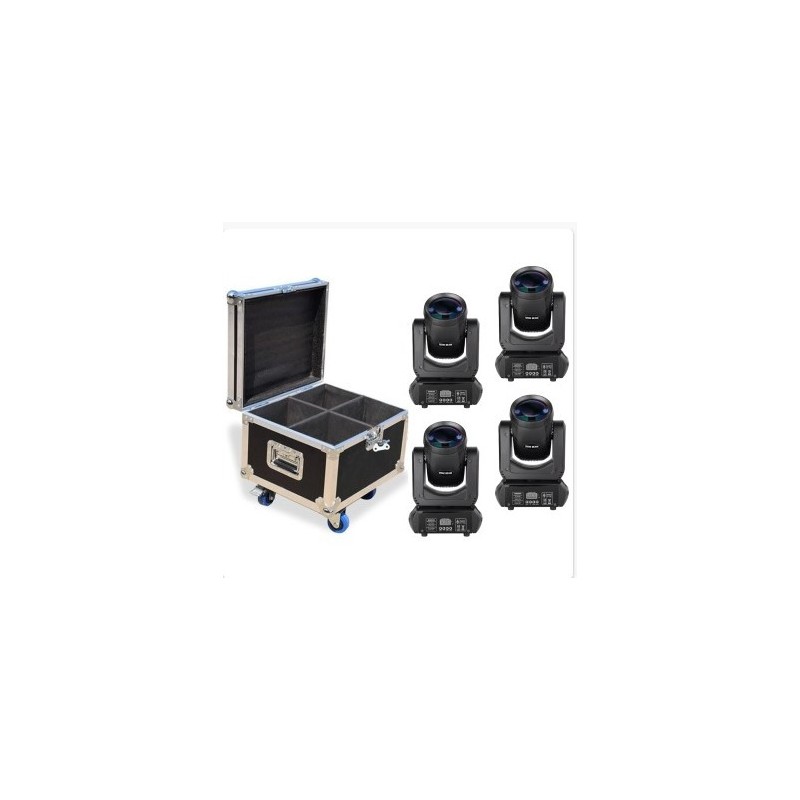 BIG TOPPER BT-B120K KIT X 4 LED BEAM 120W + FLIGHT CASE