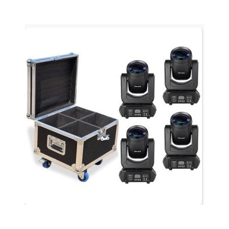 BIG TOPPER BT-B120K KIT X 4 LED BEAM 120W + FLIGHT CASE
