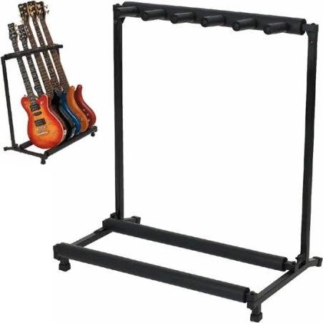ROCKSTAND Stand para guitarras o bajos RS20881 B/1 FP capacidad para 5 instrumentos