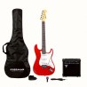 FREEMAN Pack de guitarra eléctrica  Full Rock Stratocaster - Red