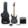 FREEMAN RIFF MASTER Black SRG-180F FMT Pack de guitarra eléctrica