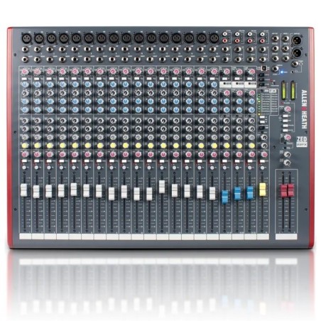 ALLEN & HEATH MIXER ZED22FX/X con efectos - 16 canales mono y 3 canales estéreo