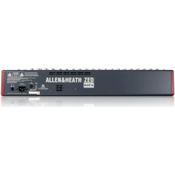 ALLEN & HEATH MIXER ZED22FX/X con efectos - 16 canales mono y 3 canales estéreo