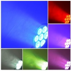 BIG TOPPER BT-PW0712 PAR LED IMPERMEABLE RGBWA+UV 7X12W