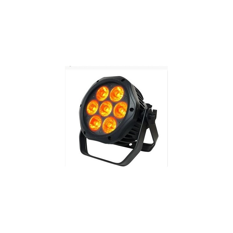BIG TOPPER BT-PW0712 PAR LED IMPERMEABLE RGBWA+UV 7X12W