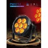 BIG TOPPER BT-PW0712 PAR LED IMPERMEABLE RGBWA+UV 7X12W