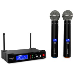 AUDIBAX Micrófono inalámbrico de Mano Sidney 500 B Doble