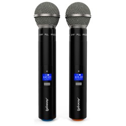 AUDIBAX Micrófono inalámbrico de Mano Sidney 500 B Doble