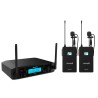 AUDIBAX Micrófono inalámbrico de Lavalier AWM 202 Doble