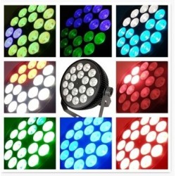 BIG TOPPER BT-P1808C PIXEL RGBW LED PAR SLIM 18X8W