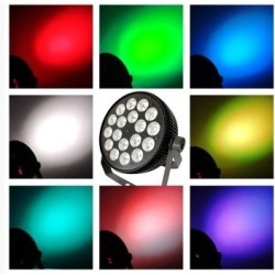 BIG TOPPER BT-P1808C PIXEL RGBW LED PAR SLIM 18X8W