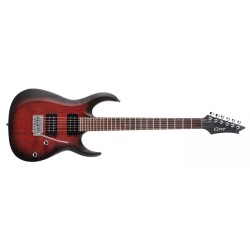 CORT X100-OPBB Guitarra Electrica Open Pore Black Cherry Burst