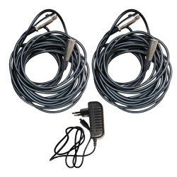 CIPRIANNI KIT AMPLIFICACION MIXER 8 CAN+ 2 CAJAS ACTIVA + BLUETOOTH