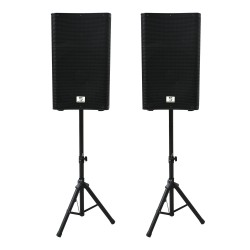 CIPRIANNI KIT AMPLIFICACION MIXER 8 CAN+ 2 CAJAS ACTIVA + BLUETOOTH