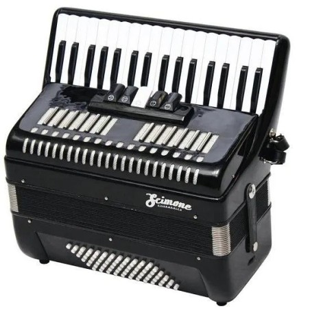 SCIMONE Acordeón 2353 72 bajos - 34 teclas - color negro