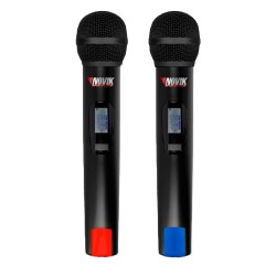 NOVIK Micrófono Doble Inalámbrico UNK 660