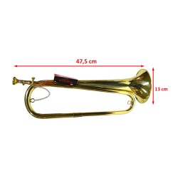 ETINGER Corneta Grande para banda dorada