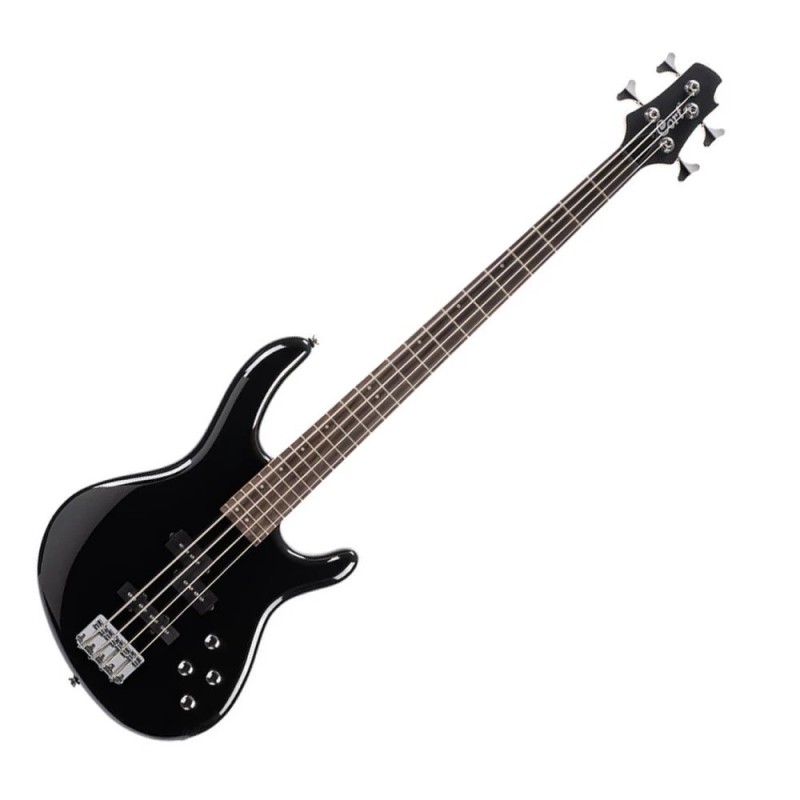 CORT ACTION-BASSPLUS-LH-BK  Bajo activo de 4 cuerdas para zurdos action bass plus color negro