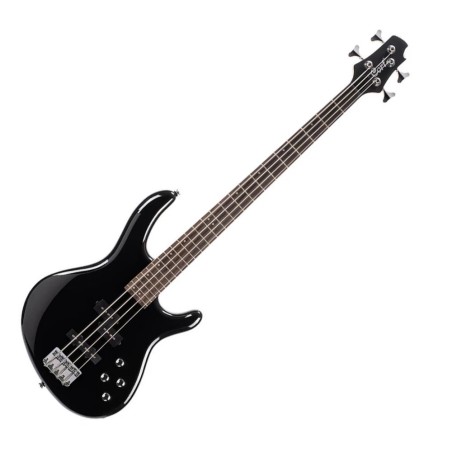 CORT ACTION-BASSPLUS-LH-BK  Bajo activo de 4 cuerdas para zurdos action bass plus color negro